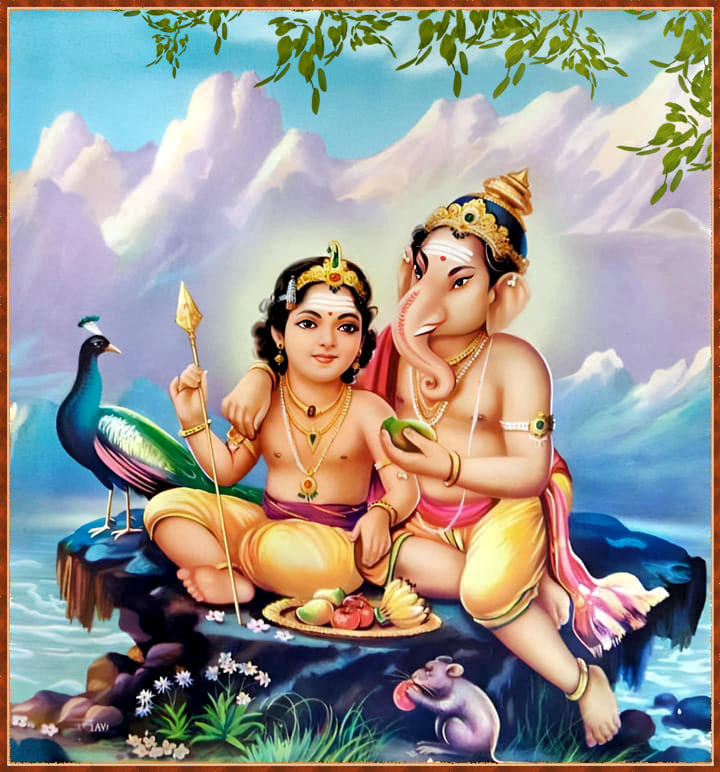 Ganesha and Karttikeya