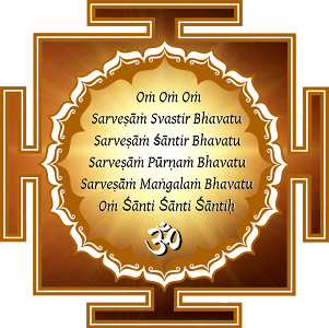 Shanti mantra - Sarveṣāṁ Svastir Bhavatu